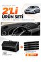 Chevrolet Lacetti (2002-2009) Compatible Glove Box Cover + Leather Trunk Bag + Sticker Set - Ch002