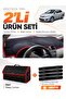 Toyota Corolla E140 (2006-2012) Compatible Dashboard Cover + Leather Trunk Bag + Sticker Set - To015