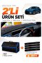 Citroen Cactus (2018-2020) Compatible Dashboard Cover + Leather Trunk Bag + Sticker Set - Ci017