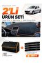 Peugeot 206+ (2009-2013) Compatible Dashboard Cover + Leather Trunk Bag + Sticker Set - Pe004
