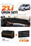 Mercedes W168 a Class (1997-2004) Compatible Glove Box Cover + Leather Trunk Bag + Sticker Set - Mb001