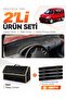 Renault Kangoo 1 (1997-2003) Compatible Glove Box Cover + Leather Trunk Bag + Sticker Set - Re025