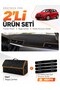 Seat Ibiza (2017-2021) Compatible Glove Box Cover + Leather Trunk Bag + Sticker Set - Se009 - 2