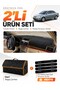 Glove Box Cover + Leather Trunk Bag Set Compatible with Toyota Avensis Screened T250 (2003-2008) - To003