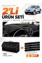 Nissan Qashqai J10 (2007-2014) Compatible Torpedo Cover + Leather Trunk Bag + Sticker Set - Ni016