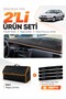 Toyota Carina E T190 Without Airbags (1992-1997) Compatible Glove Box Cover + Leather Trunk Bag Set - To009