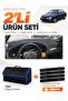 Kia Shuma (1995-2003) Compatible Torpedo Cover + Leather Luggage Bag + Sticker Set - Ki017