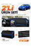 Hyundai İ30 (2007-2012) Compatible Glove Box Cover + Leather Trunk Bag + Sticker Set - Hu004