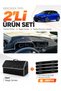 Dashboard Cover + Leather Trunk Bag + Sticker Set Hyundai I20 (2020-2024) Compatible - Hu003