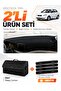 Hyundai Accent Era (2006-2011) Compatible Glove Box Cover + Leather Trunk Bag + Sticker Set - Hu010