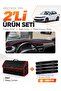 Citroen C-Elysee (2012-2022) Compatible Dashboard Cover + Leather Trunk Bag + Sticker Set - Ci009