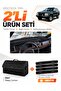 Jeep Grand Cherokee (1993-1998) Compatible Dashboard Cover + Leather Trunk Bag + Sticker Set