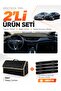 Opel Insignia (2017-2026) Compatible Glove Box Cover + Leather Trunk Bag + Sticker Set - Op021