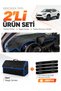 Toyota Yari̇s Cross (2022-2025) Compatible Dashboard Cover + Leather Trunk Bag + Sticker Set - To029