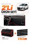 Peugeot 3008 Without Screen (2010-2015) Compatible Dashboard Cover + Leather Trunk Bag + Sticker Set - Pe016