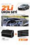 Mazda 3 (2009-2013) Compatible Dashboard Cover + Leather Trunk Bag + Sticker Set - Ma002