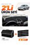 Nissan Almera Covered (2000-2006) Compatible Glove Box Cover + Leather Trunk Bag + Sticker Set - Ni001