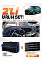 Hyundai Bayon (2021-2026) Compatible Glove Box Cover + Leather Trunk Bag + Sticker Set - Hu012