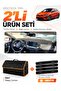 Kia Ceed (2020-2025) Compatible Torpedo Cover + Leather Luggage Bag + Sticker Set - Ki005