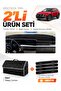Hyundai Tucson (2024+ Later) Compatible Torpedo Cover + Leather Trunk Bag + Sticker Set - Hu039
