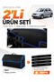 Skoda Fabia (1999-2006) Compatible Dashboard Cover + Leather Trunk Bag + Sticker Set - Sk001