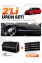 Volkswagen Golf 8 (2021-2025) Compatible Glove Box Cover + Leather Trunk Bag + Sticker Set - Vw034