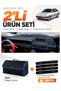Fiat Tempra (1992-1997) Analog Console Compatible Dashboard Cover + Leather Trunk Bag Set - Fi020