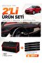 Skoda Kamiq (2020-2025) Compatible Dashboard Cover + Leather Trunk Bag + Sticker Set - Sk005