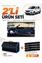 Renault Express (2021-2024) Compatible Dashboard Cover + Leather Luggage Bag + Sticker Set - Re020