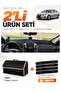 Chevrolet Cruze J300 Stylished (2012-2016) Compatible Glove Box Cover + Leather Trunk Bag Set - Ch005