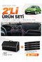 Glove Box Cover + Leather Luggage Bag + Sticker Set Ford Fi̇esta Type 1 (2002-2009) Compatible - Fo007