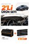 Honda Civic Fc5 (2015-2022) Compatible Dashboard Cover + Leather Trunk Bag + Sticker Set - Ho012