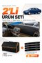 Hyundai Sonata (2004-2007) Compatible Torpedo Cover + Leather Luggage Bag + Sticker Set - Hu029