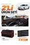 Renault Fluence Large Screen (2009-2016) Compatible Glove Box Cover + Leather Trunk Bag Set - Re023