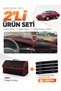 Toyota Carina T170 (1988-1992) Compatible Dashboard Cover + Leather Trunk Bag + Sticker Set - To008