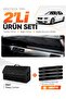 Bmw E90 (2005-2013) Compatible Dashboard Cover + Leather Trunk Bag + Sticker Set - Bm003