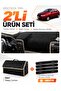 Fiat Palio (2005-2012) Compatible Dashboard Cover + Leather Trunk Bag + Sticker Set - Fi003
