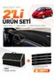 Honda Jazz (2009-2013) Compatible Dashboard Cover + Leather Trunk Bag + Sticker Set - Ho017