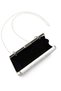 Women's Bridal & Evening Bag with Stones and Pearls, Evening Dress Hand and Shoulder Bag - 3