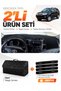 Toyota Fortuner (2005-2014) Compatible Dashboard Cover + Leather Trunk Bag + Sticker Set - To018