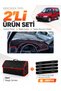 Peugeot Partner (1996-2002) Compatible Glove Box Cover + Leather Trunk Bag + Sticker Set - Pe023