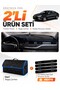 Citroen C5 (2008-2015) Compatible Dashboard Cover + Leather Trunk Bag + Sticker Set - Ci003