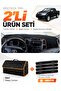 Toyota Hi̇lux (2005-2014) Compatible Dashboard Cover + Leather Trunk Bag + Sticker Set - To018