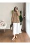 Women's Oversize Crew Neck Hijab Sweater - Camel - 3