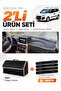 Fiat Doblo Airbagged Large Screen (2007-2015) Compatible Glove Box Cover + Leather Trunk Bag Set - Fi022