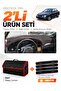 Kia Shuma (1995-2003) Compatible Torpedo Cover + Leather Luggage Bag + Sticker Set - Ki017