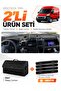 Fiat Ducato (2006-2014) X250 Compatible Dashboard Cover + Leather Trunk Bag + Sticker Set - Fi010
