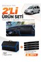 Volkswagen Caddy (2004-2010) Compatible Dashboard Cover + Leather Trunk Bag + Sticker Set - Vw002