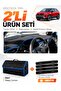 Opel Crossland (2020-2024) Compatible Dashboard Cover + Leather Trunk Bag + Sticker Set - Op022