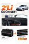 Opel Omega (1993-2003) Compatible Glove Box Cover + Leather Trunk Bag + Sticker Set - Op013